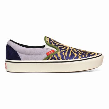 Damske Slip On Tenisky Vans Bugs ComfyCush Modre VA21YNQZV